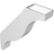 Ekena Millwork 5 1/2-in. W x 24-in. D x 30-in. H Funston Architectural Grade PVC Knee Brace BRCP055X24X30FST - alternate 3